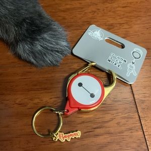 Disney Store Japan Carabiner Keychain Reel Baymax